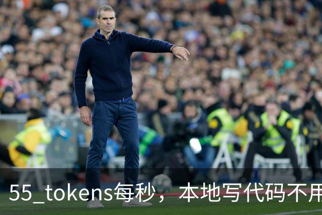 55 tokens每秒，本地写代码不用再烧token了